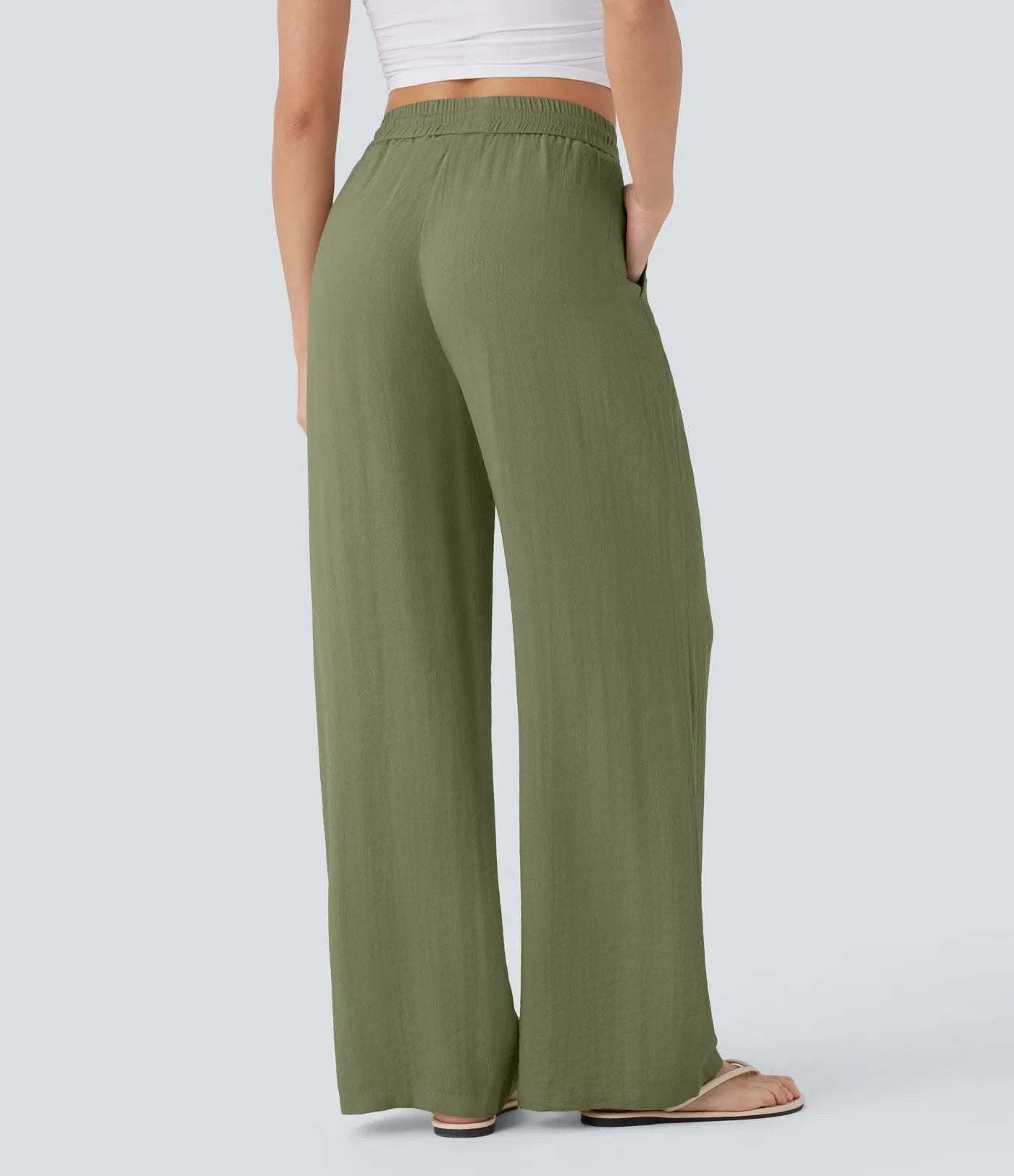 Lisa | Comfortabele &amp; Luchtige Linnen Broek met Elegante Pijpen | 1+1 Free