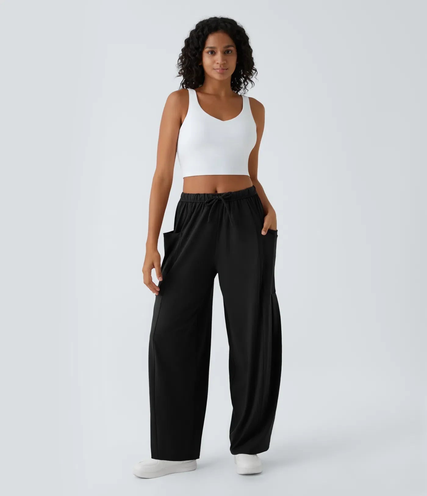 Fiona | Comfortabele &amp; Elastische Luchtige Wijde Broek | 1+1 Free