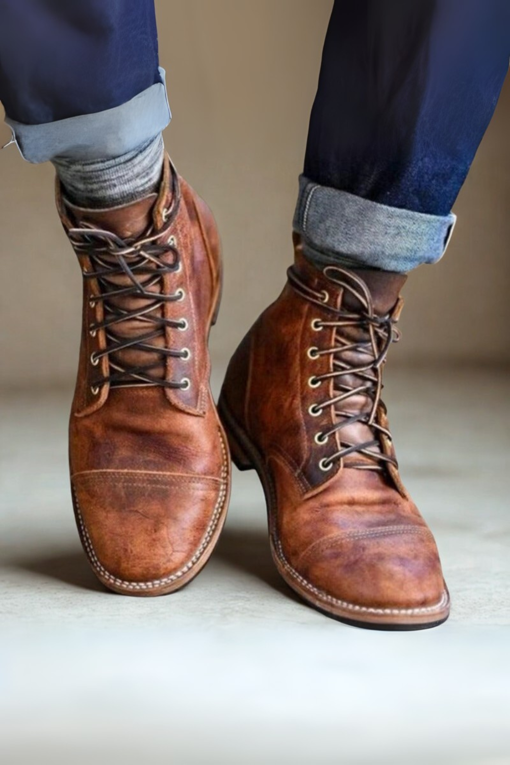 Vít™ | Vintage Style Kožené Boty