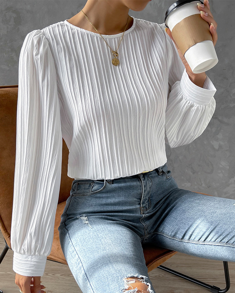 Bianca™ | Elegant blouse with balloon sleeves