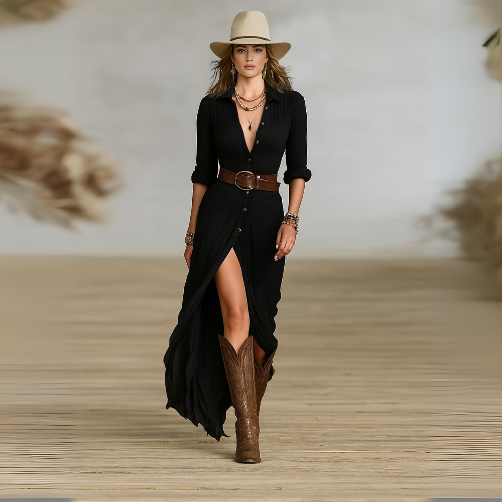 Ceryn | Robe maxi chic 