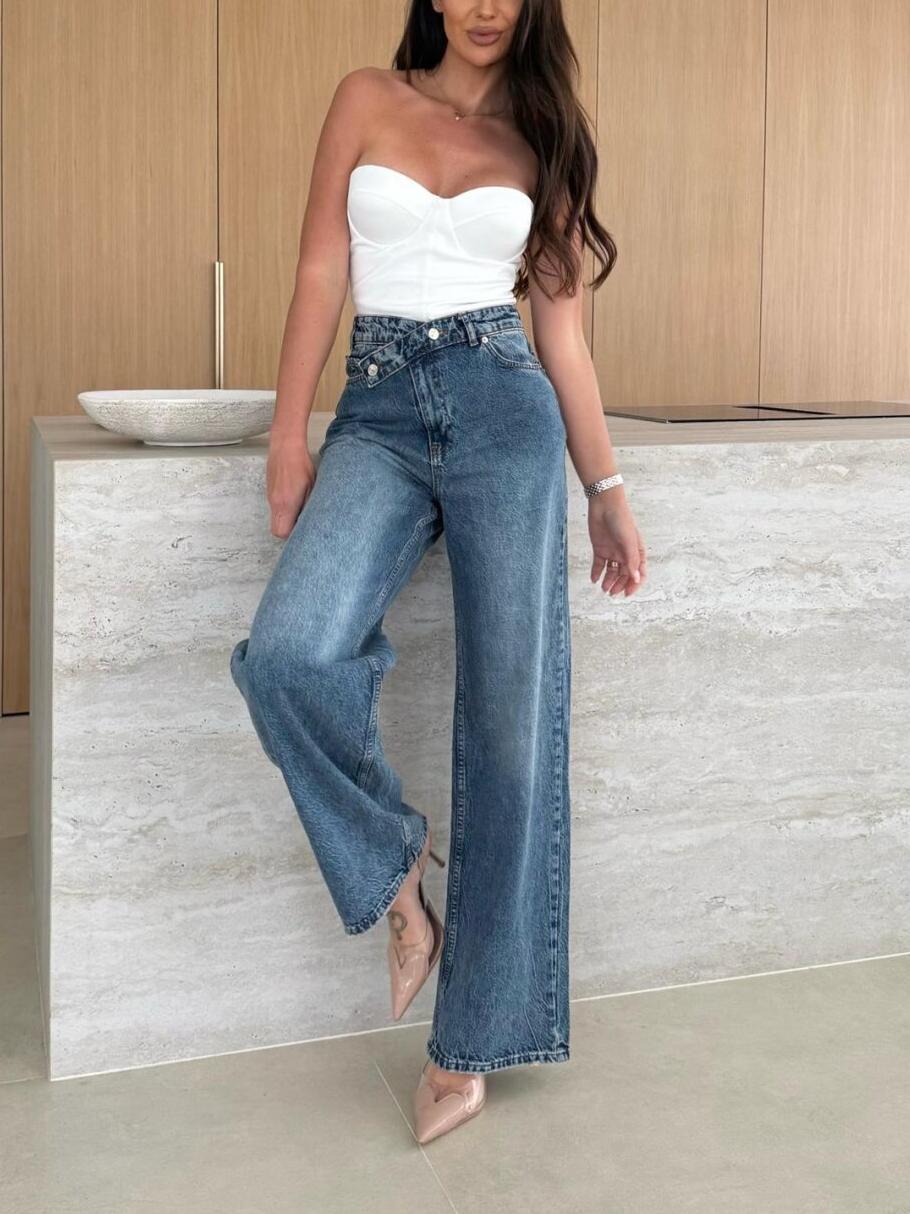 Chester | Pantalon Femme Elegante Denim