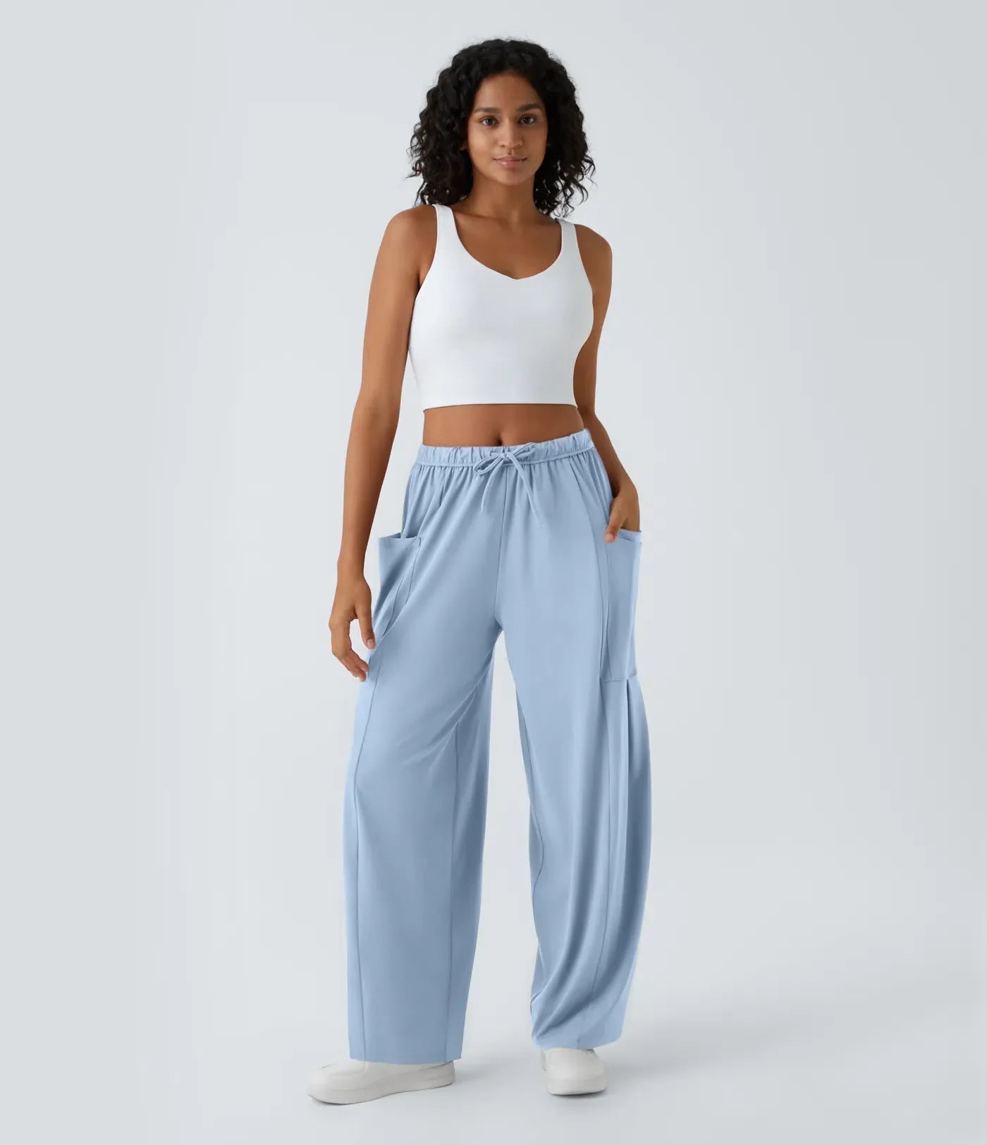 Fiona | Comfortabele & Elastische Luchtige Wijde Broek | 1+1 Gratis