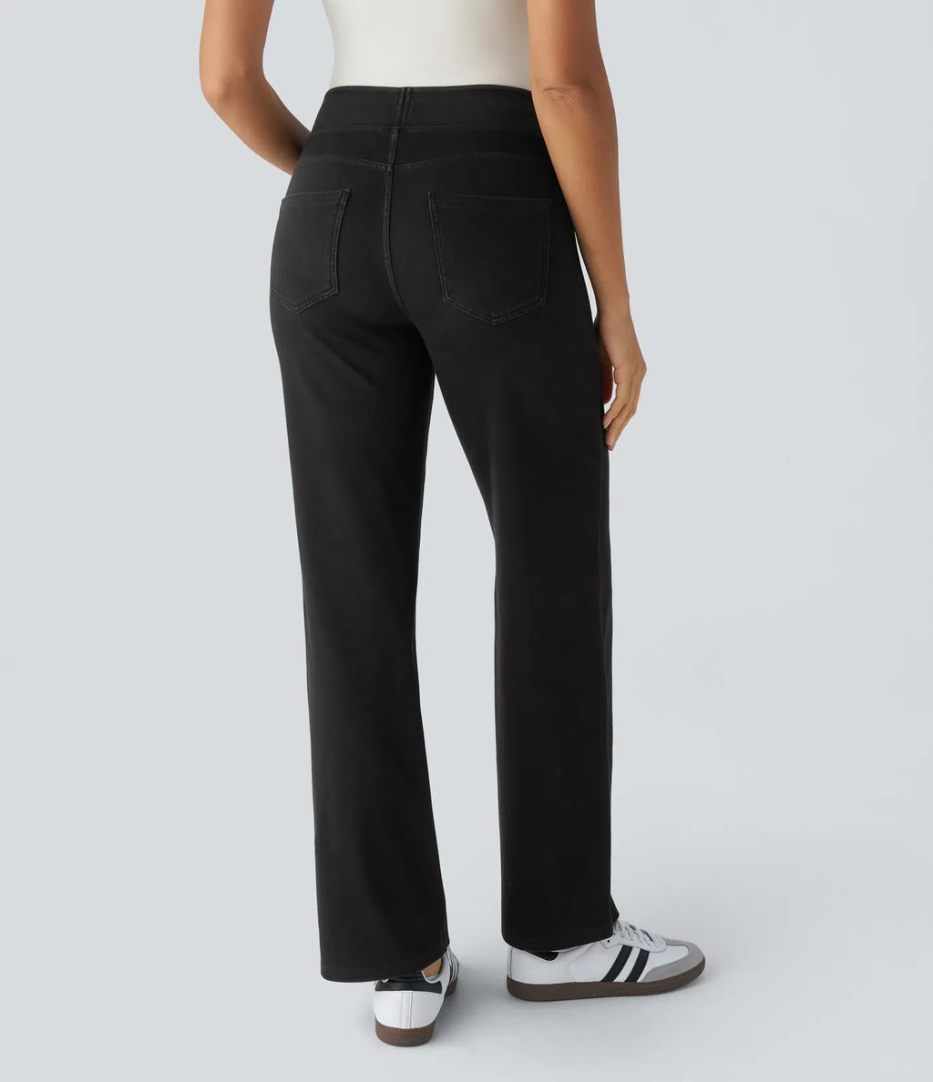 Isabella | Elastische &amp; Comfortabele Broek Met Hoge Taille