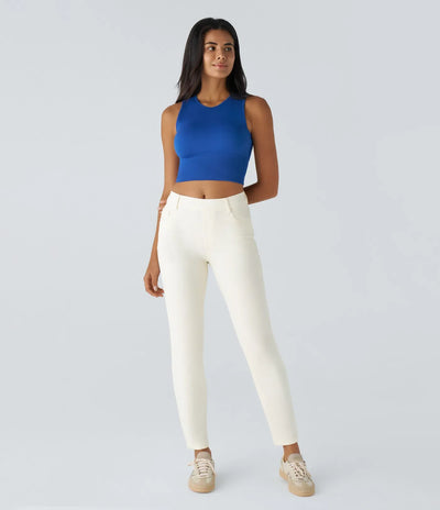 Lotte | Elastische & Comfortabele Broek Met Hoge Taille