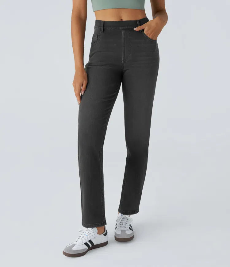 Lotte | Elastische &amp; Comfortabele Broek Met Hoge Taille