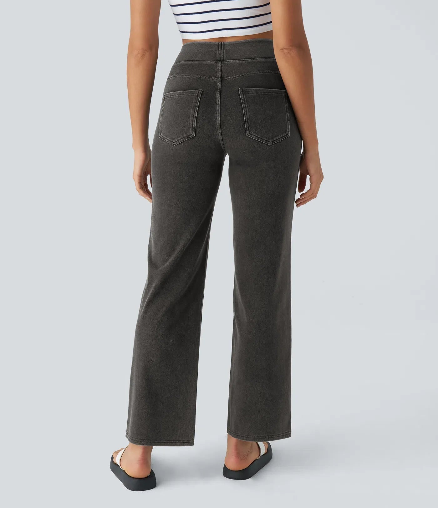 Isabella | Elastische &amp; Comfortabele Broek Met Hoge Taille