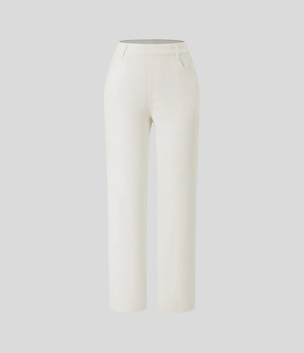 Lotte | Elastische &amp; Comfortabele Broek Met Hoge Taille