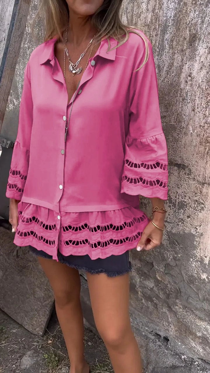 Miranda™ | Elegant Ibiza-style blouse