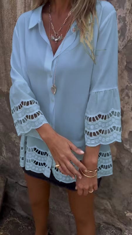 Miranda™ | Elegant Ibiza-style blouse
