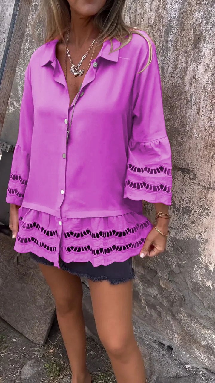 Miranda™ | Elegant Ibiza-style blouse
