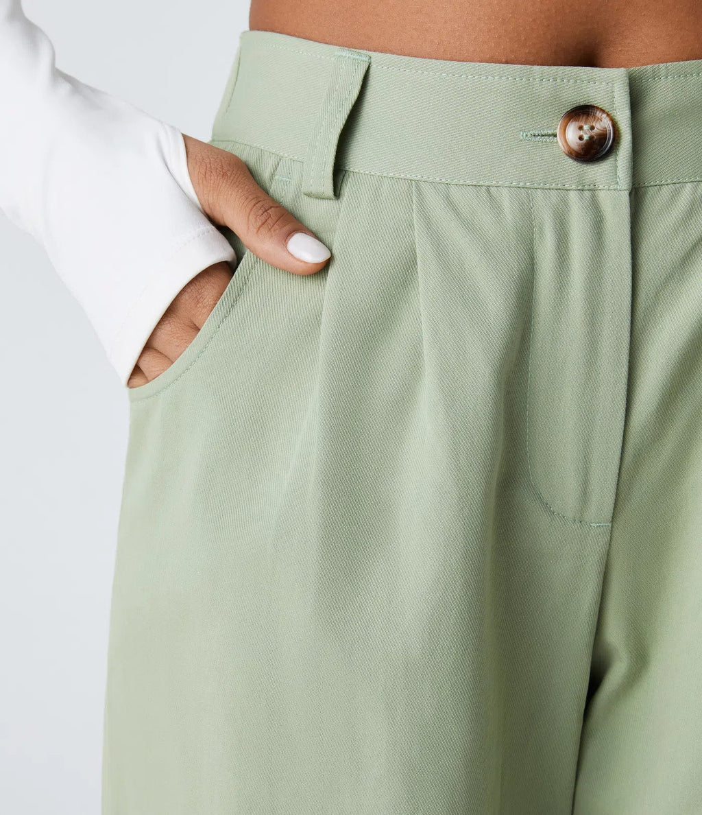 Marianne | Katoenen Broek avec Knopen, Rits et Praktische Zakken