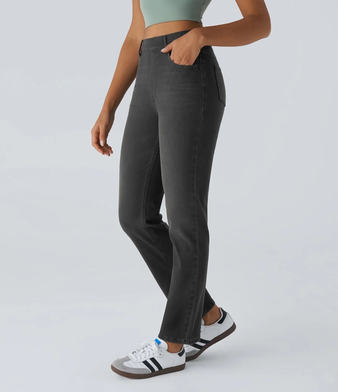 Lotte | Elastische &amp; Comfortabele Broek Met Hoge Taille