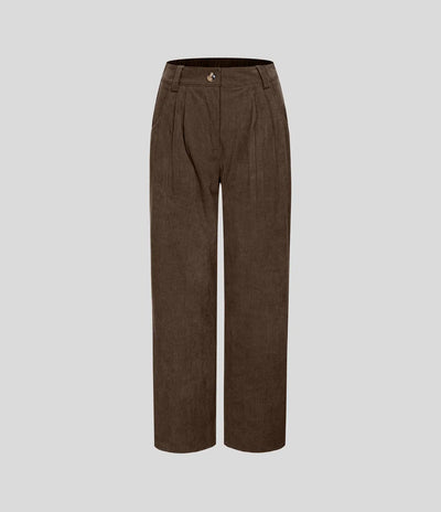 Annette | Comfortabele Broek Met Middelhoge Taille, Ritssluiting En Zijzakken