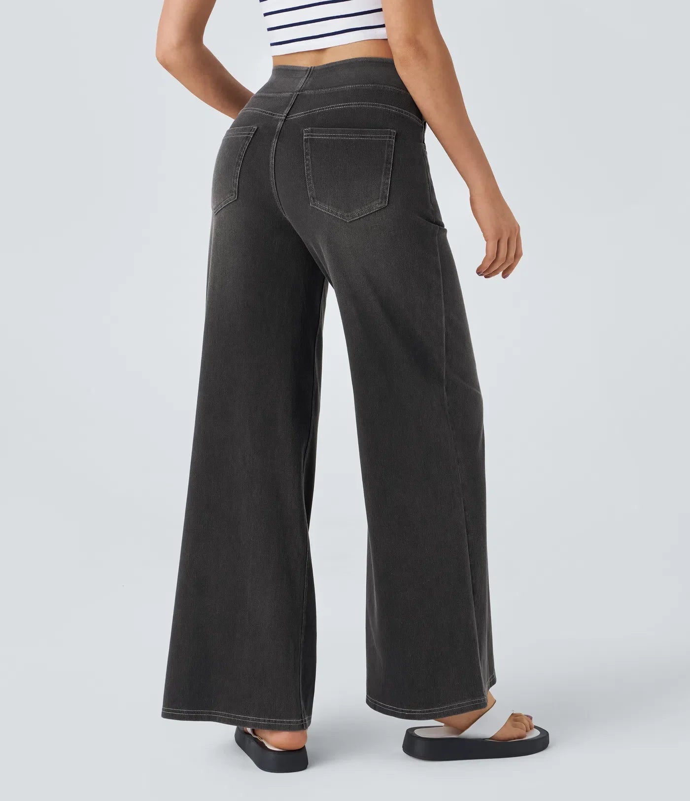 Eve | Comfortabele &amp; Elastische Broek Met Hoge Taille