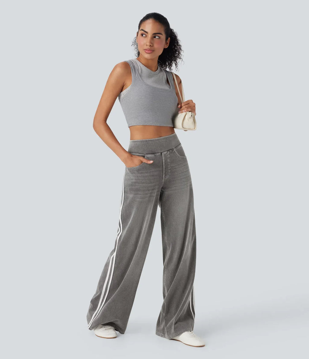 Anna | Comfortabele &amp; Elastische Broek Met Fijne Diepe Zakken 