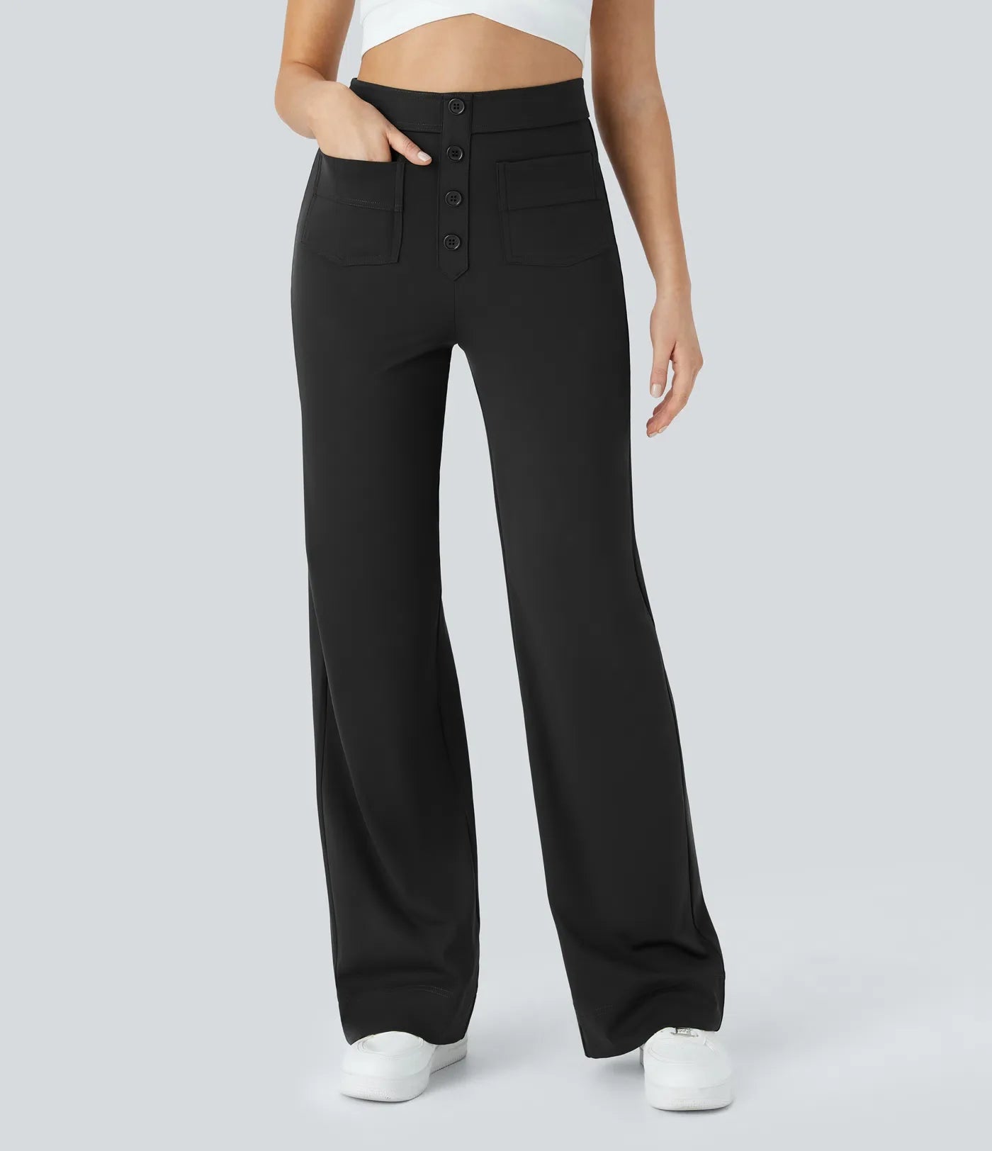 Naomi | Elastische &amp; Comfortabele Broek Met Hoge Taille | 1+1 Free