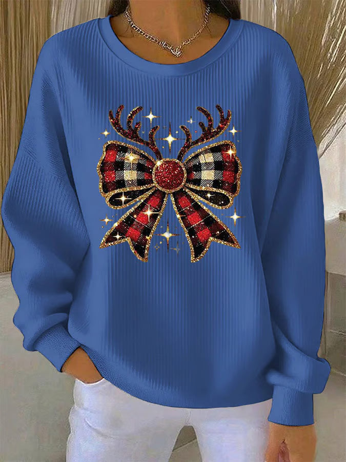 Elin | Christmas Bow Knit 