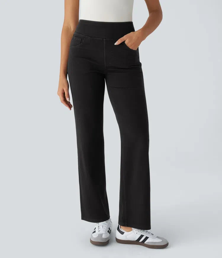 Isabella | Elastische &amp; Comfortabele Broek Met Hoge Taille