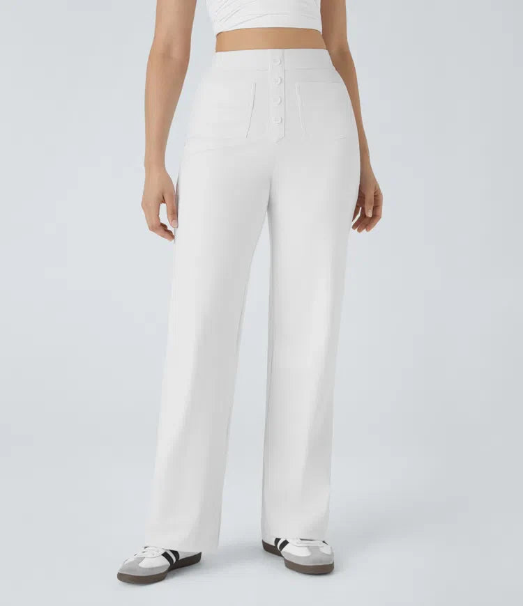 Naomi | Elastische &amp; Comfortabele Broek Met Hoge Taille | 1+1 Free
