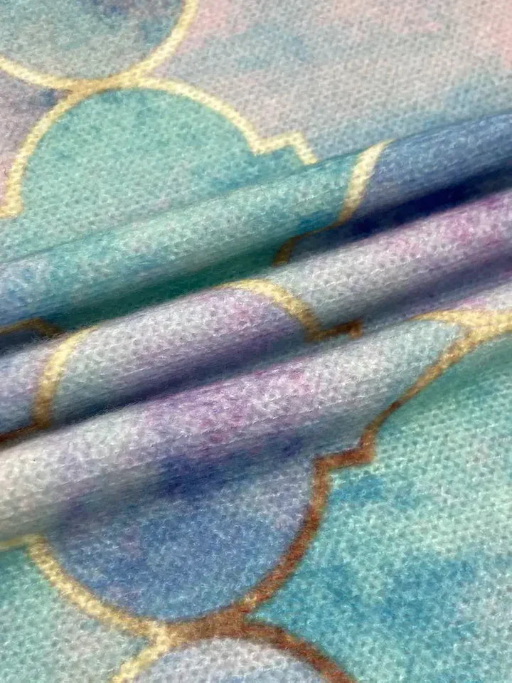 Aurora | Pull à col roulé en maille douce dégradée