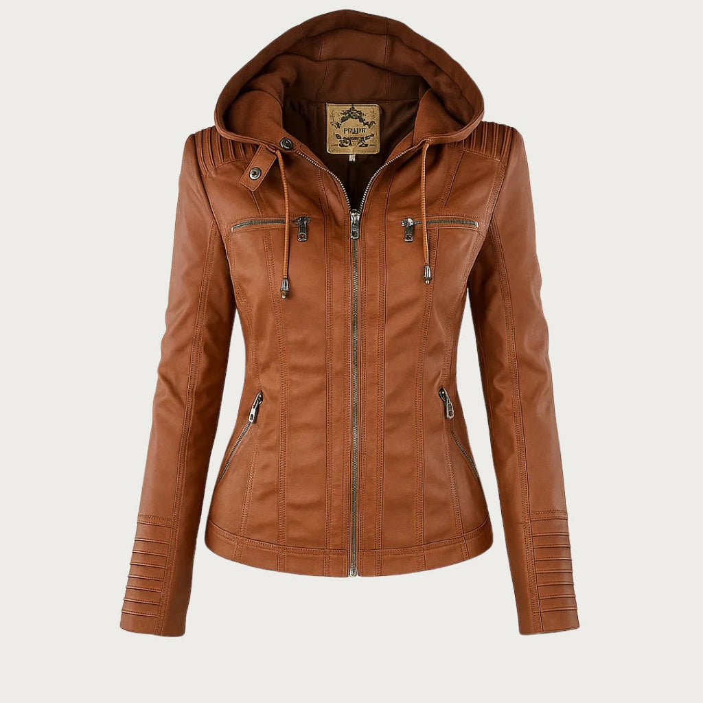 Monika™ | Robuste und elegante Lederjacke 