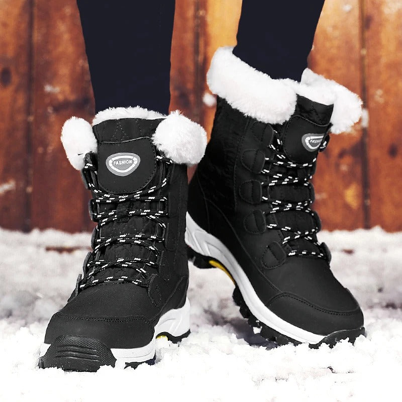 Nina™ | Ankle Boots with Fleece Lining and Deep-Grip Sole