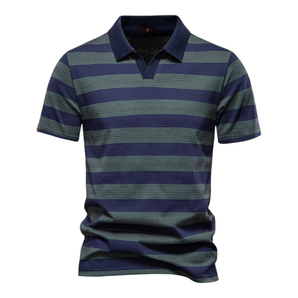 Vojta™ | Men's striped polo shirt for summer days