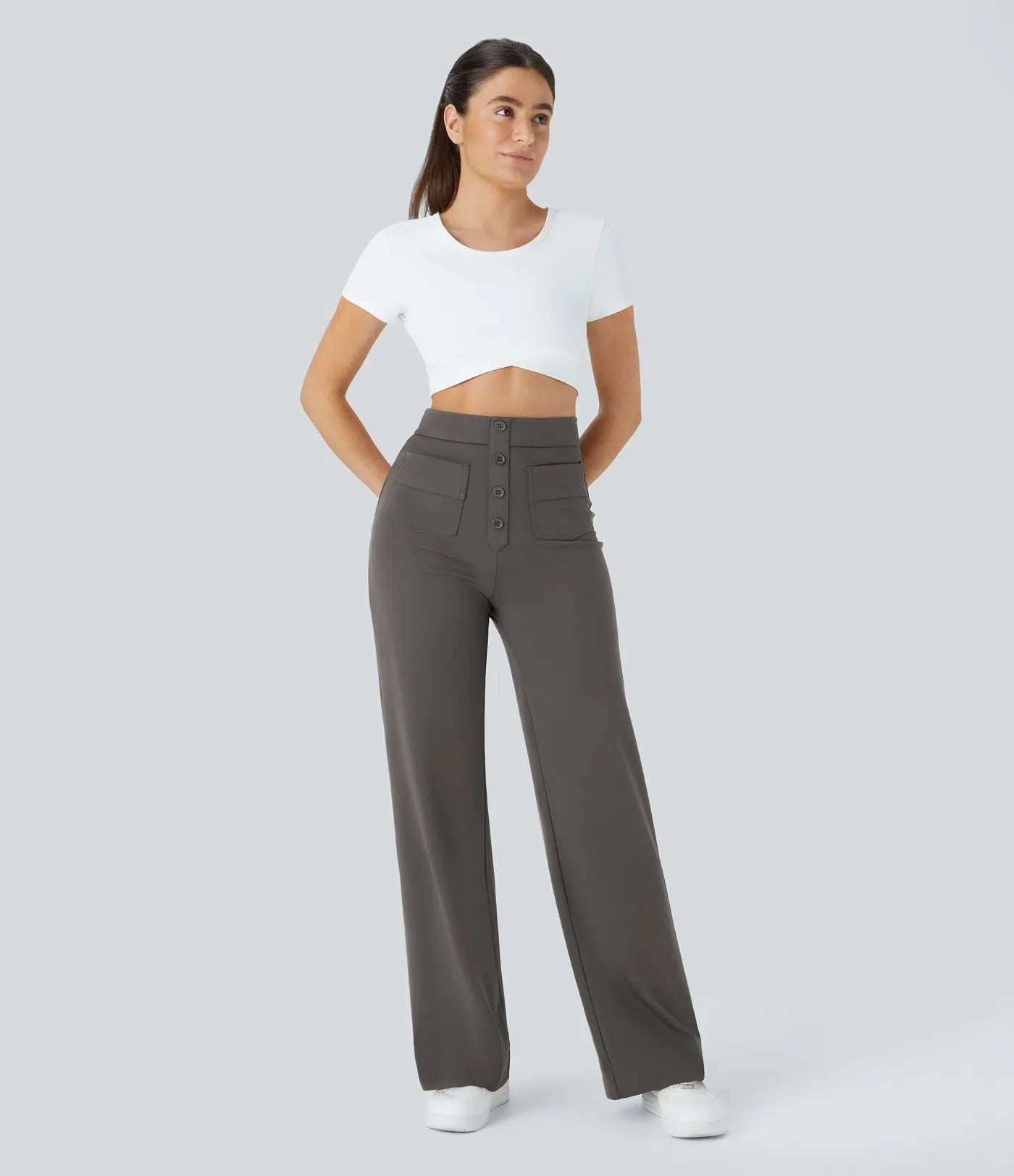 Naomi | Elastische &amp; Comfortabele Broek Met Hoge Taille | 1+1 Free