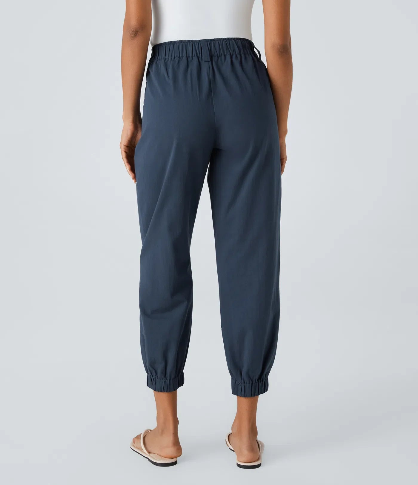 Marianne | Katoenen Broek avec Knopen, Rits et Praktische Zakken
