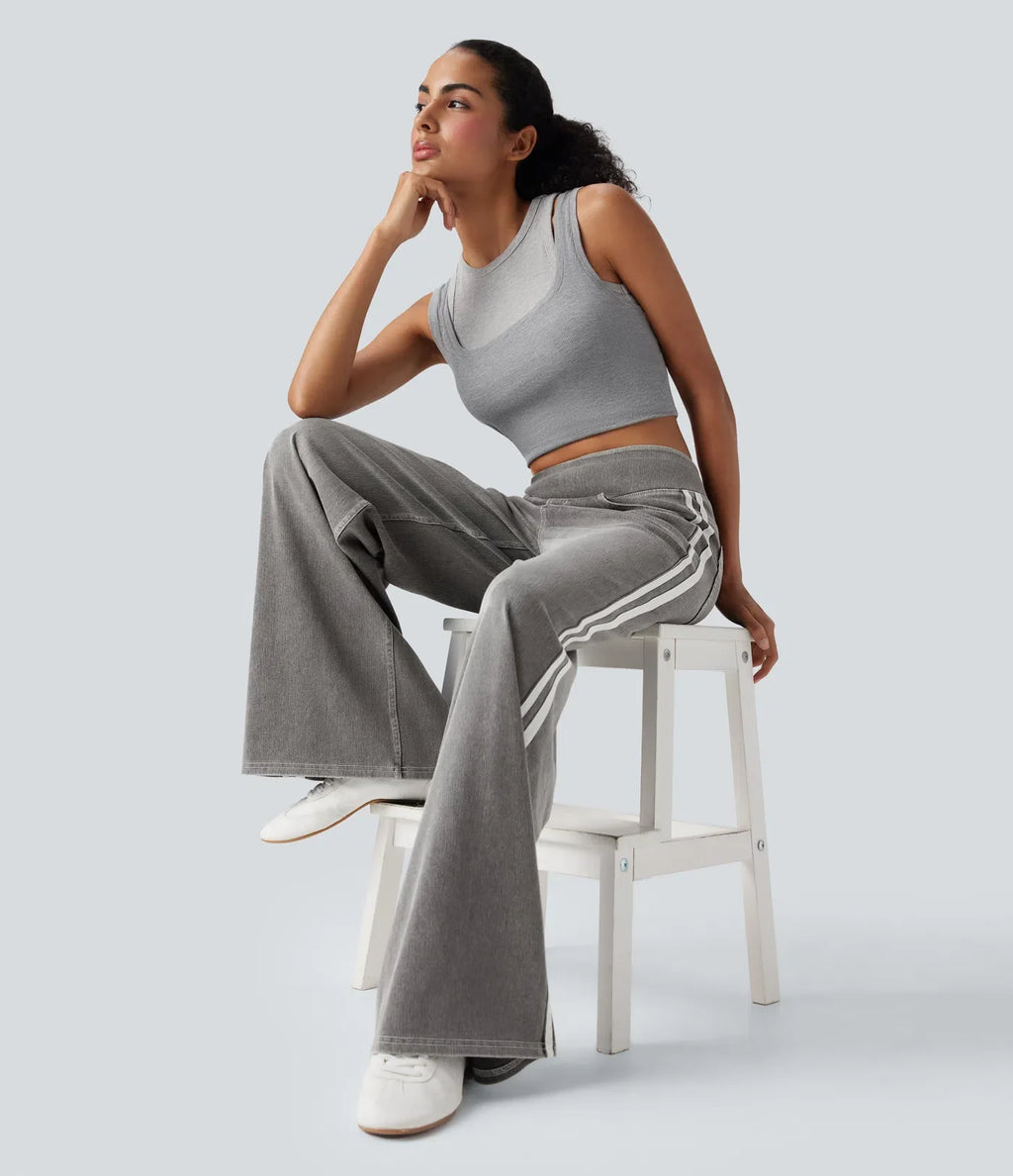 Anna | Comfortabele &amp; Elastische Broek Met Fijne Diepe Zakken 