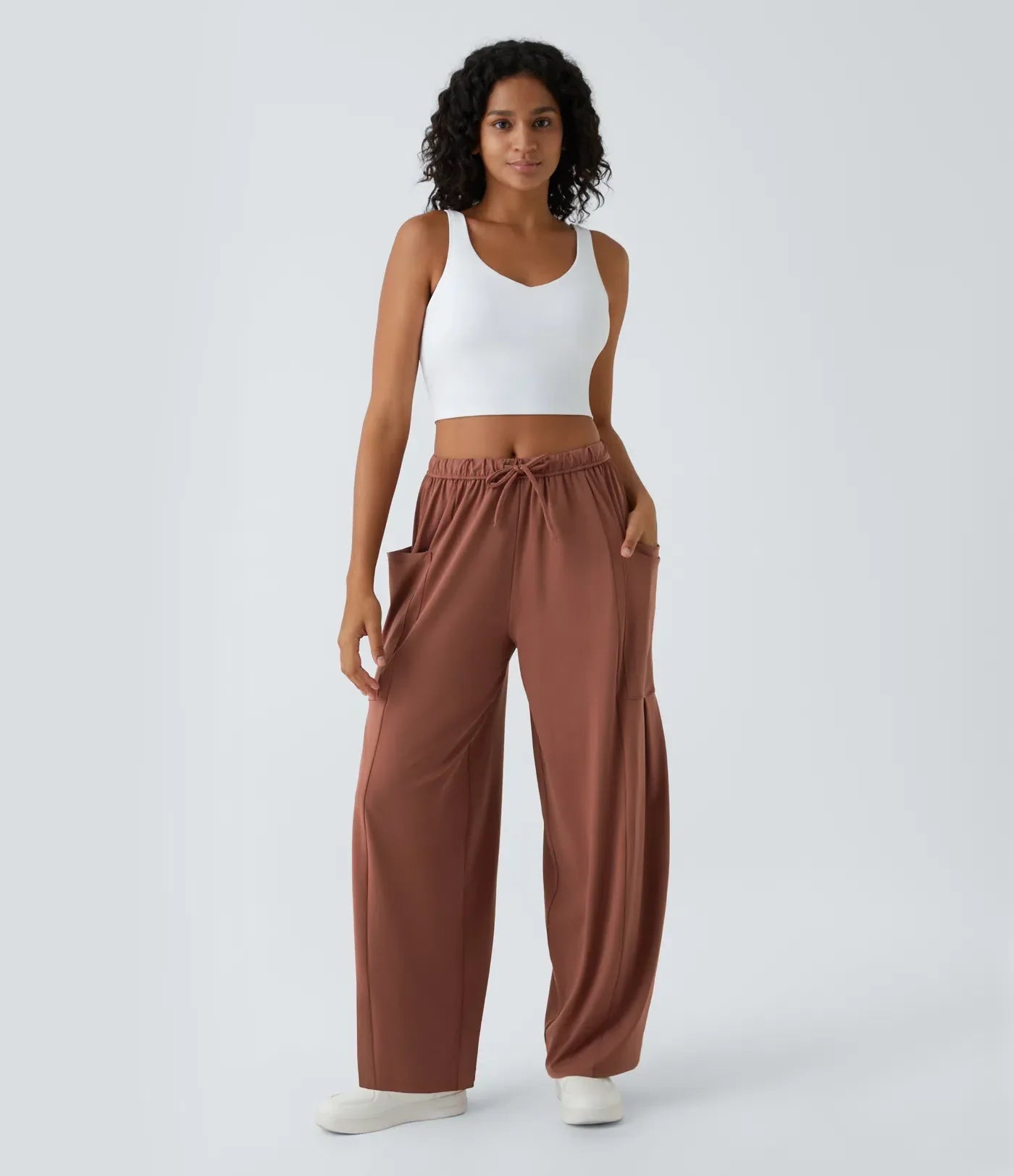 Fiona | Comfortabele & Elastische Luchtige Wijde Broek | 1+1 Gratis