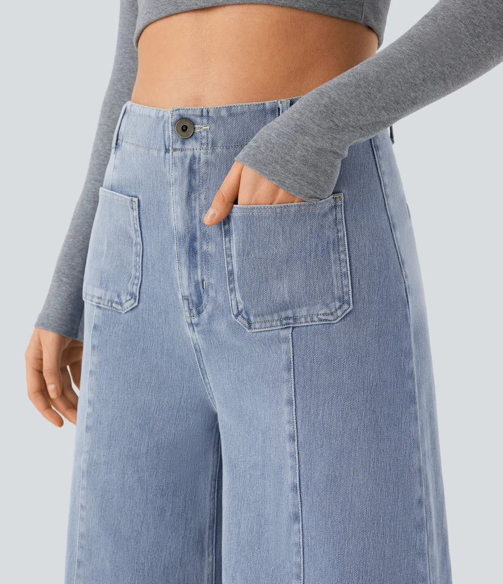 Nicole | Comfortabele &amp; Casual Broek Met Wijde Pijpen
