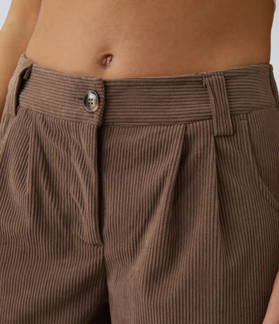 Annette | Comfortabele Broek Met Middelhoge Taille, Ritssluiting En Zijzakken