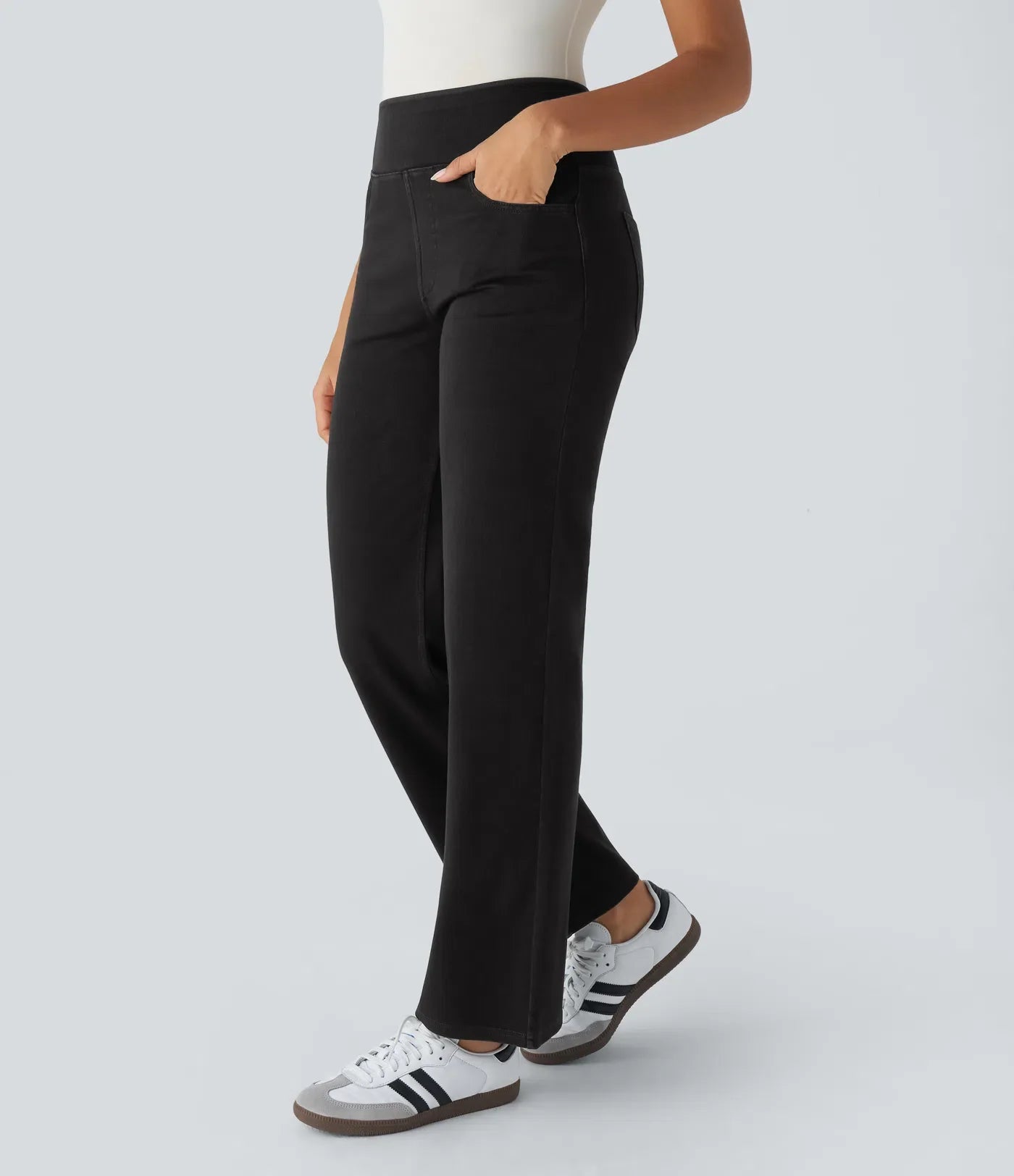 Isabella | Elastische &amp; Comfortabele Broek Met Hoge Taille