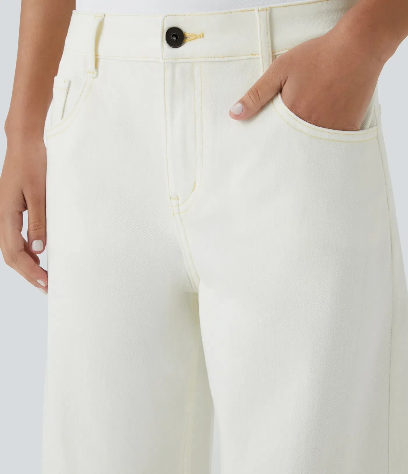 Linda | Comfortabele Jeans Met Handige Ritszakken &amp; Losvallende Elegante Pijpen