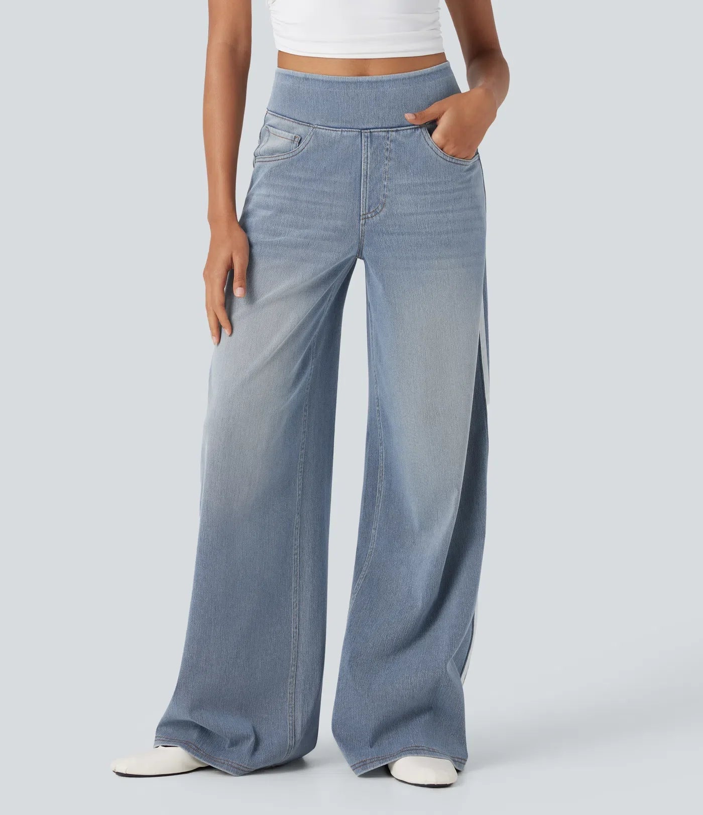 Anna | Comfortabele &amp; Elastische Broek Met Fijne Diepe Zakken 