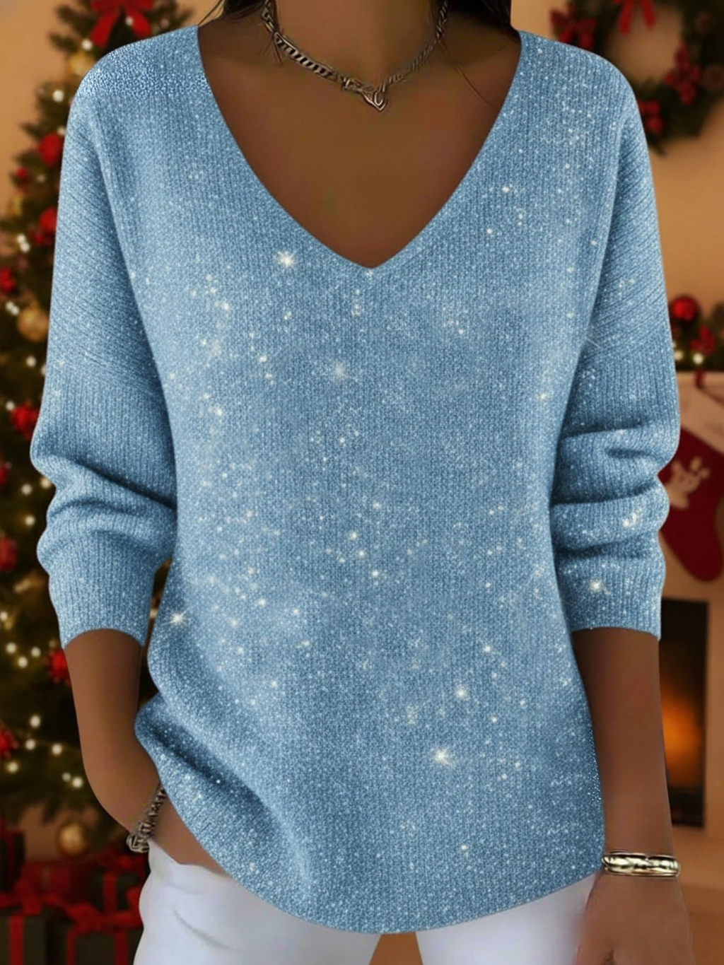 Aylise™ | Festive Damestrui met V-hals