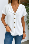 MARIJKE™ | ELEGANCE BLOUSE WITH COLLAR AND BUTTONS