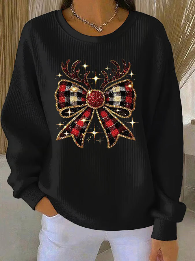 Elin | Christmas Bow Knit 