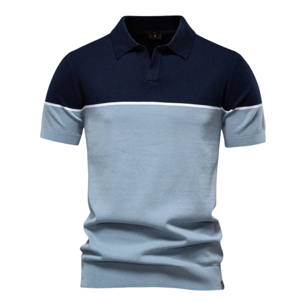 Filip™ | Stylish men's polo shirt with color block