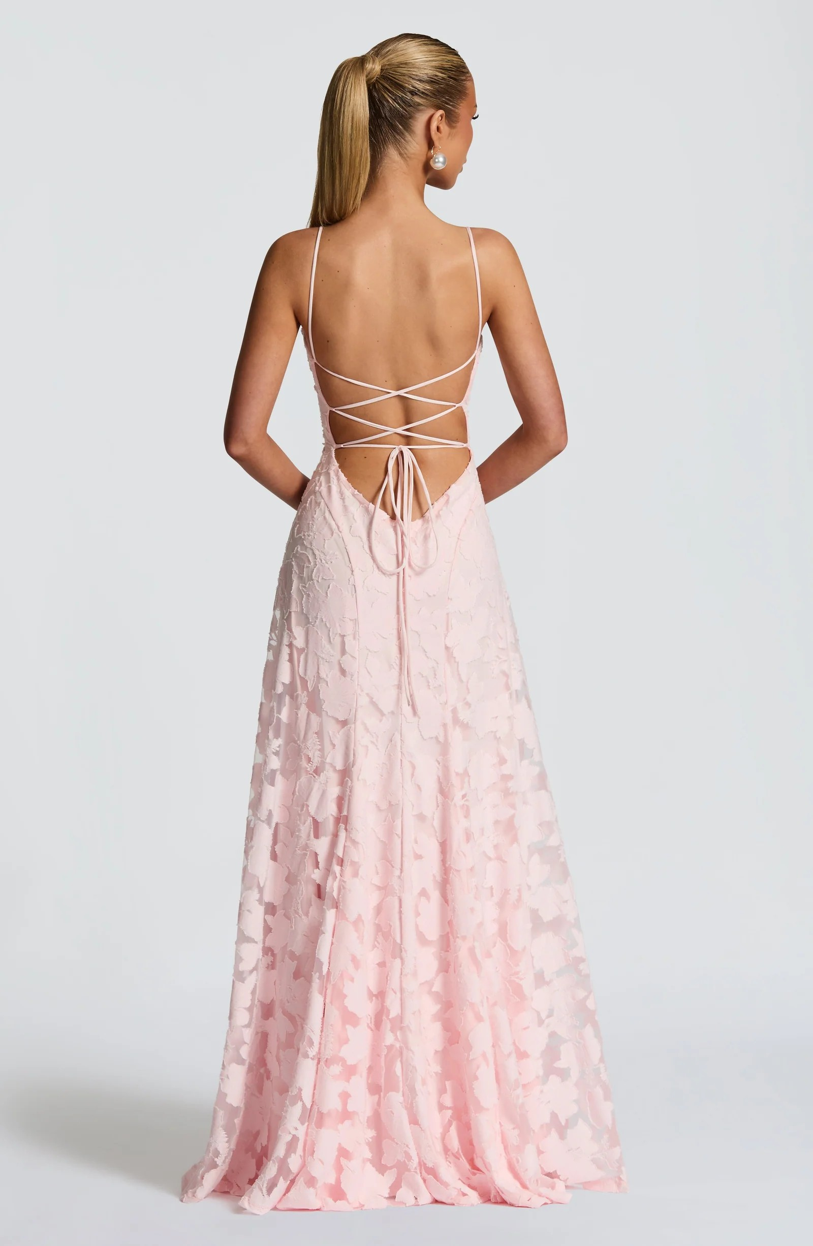 Isabella | Maxi dress with flower structure