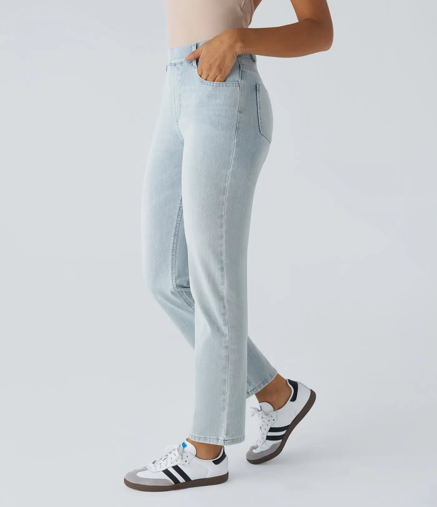 Lotte | Elastische &amp; Comfortabele Broek Met Hoge Taille