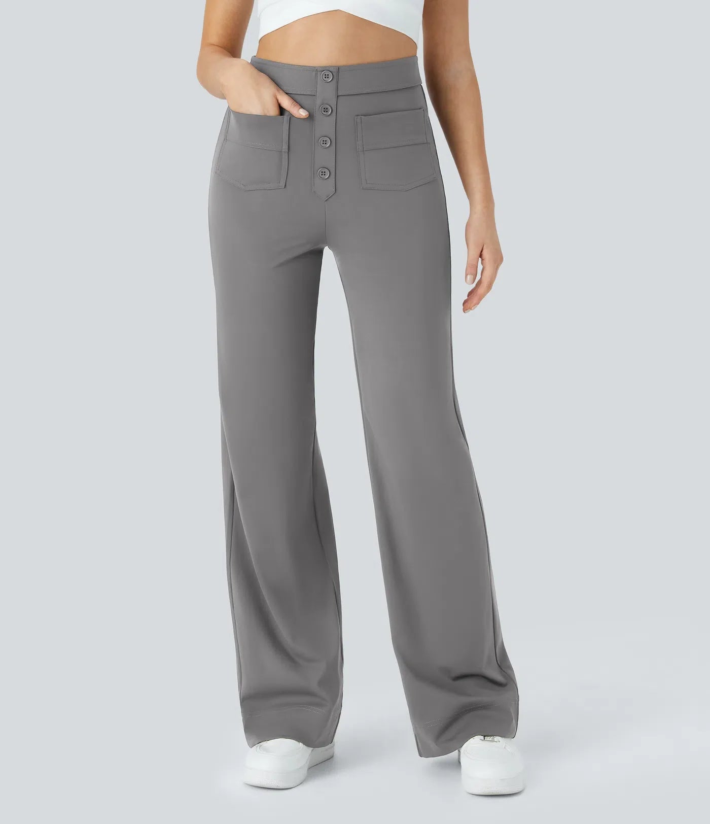 Naomi | Elastische &amp; Comfortabele Broek Met Hoge Taille | 1+1 Free