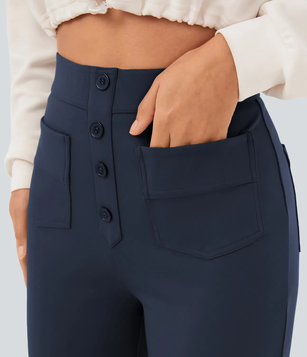 Naomi | Elastische & Comfortabele Broek Met Hoge Taille | 1+1 Gratis