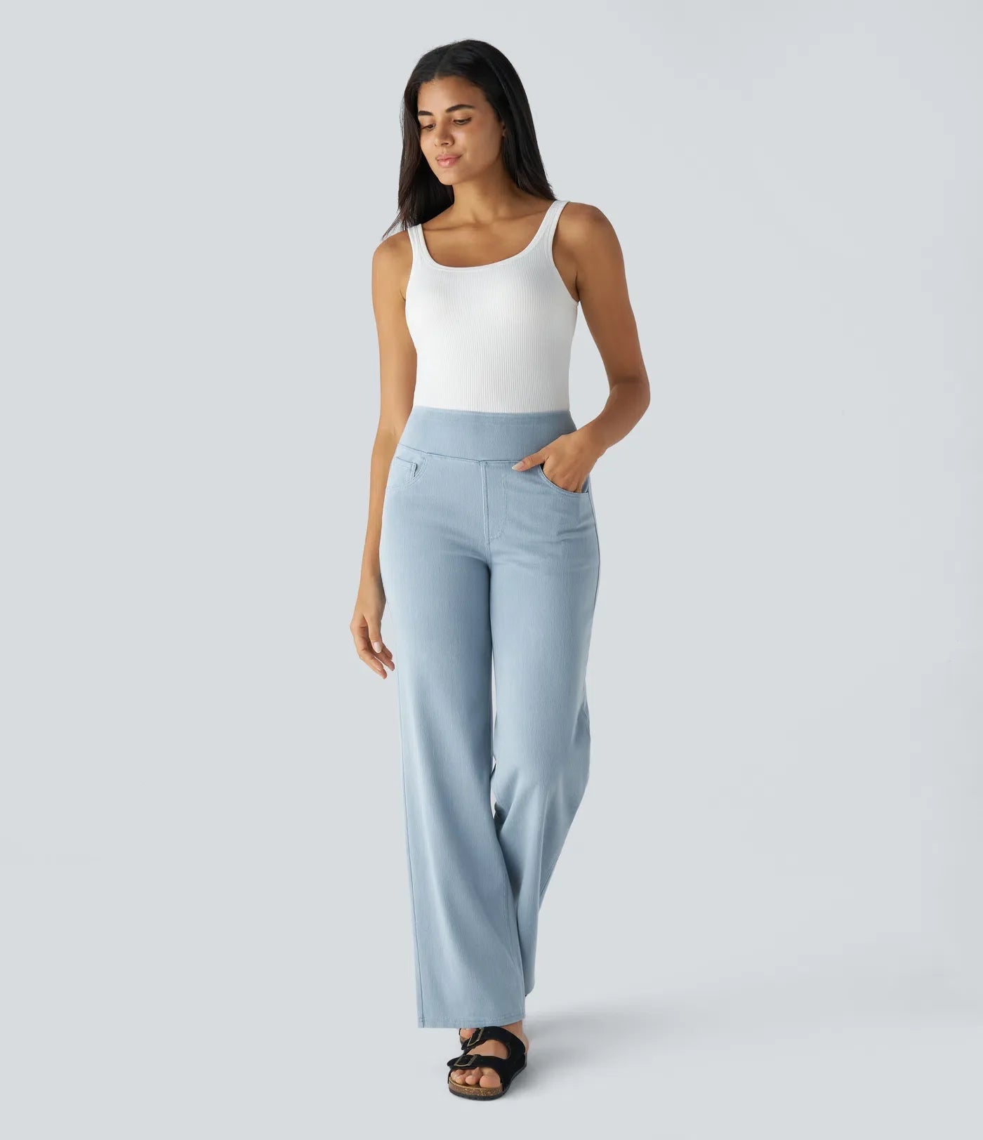 Isabella | Elastische & Comfortabele Broek Met Hoge Taille