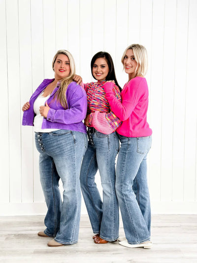 Evelien | Comfortabele Jeans Met Een Mid-Rise Tailleband En Knoopsluiting