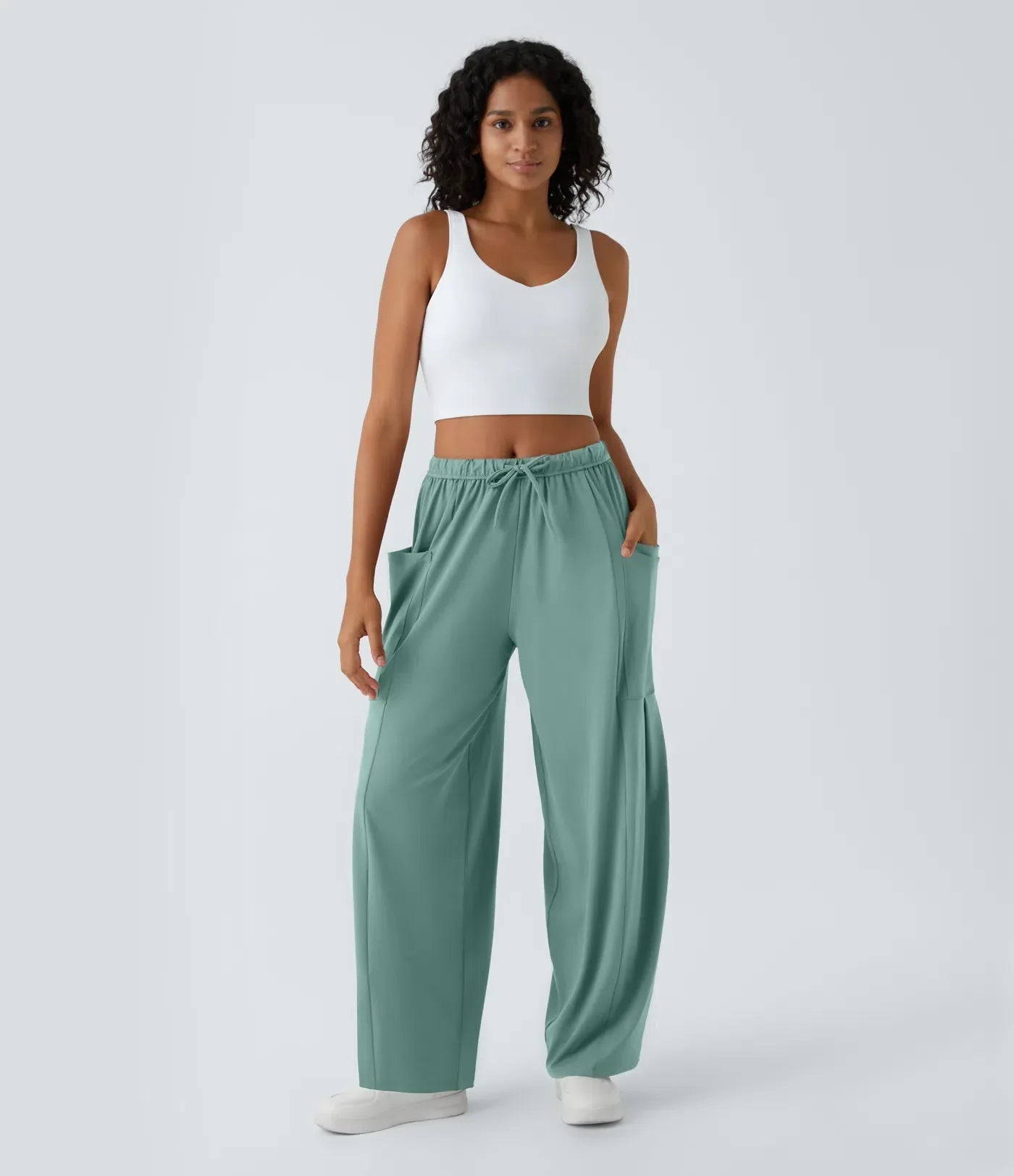Fiona | Comfortabele & Elastische Luchtige Wijde Broek | 1+1 Gratis