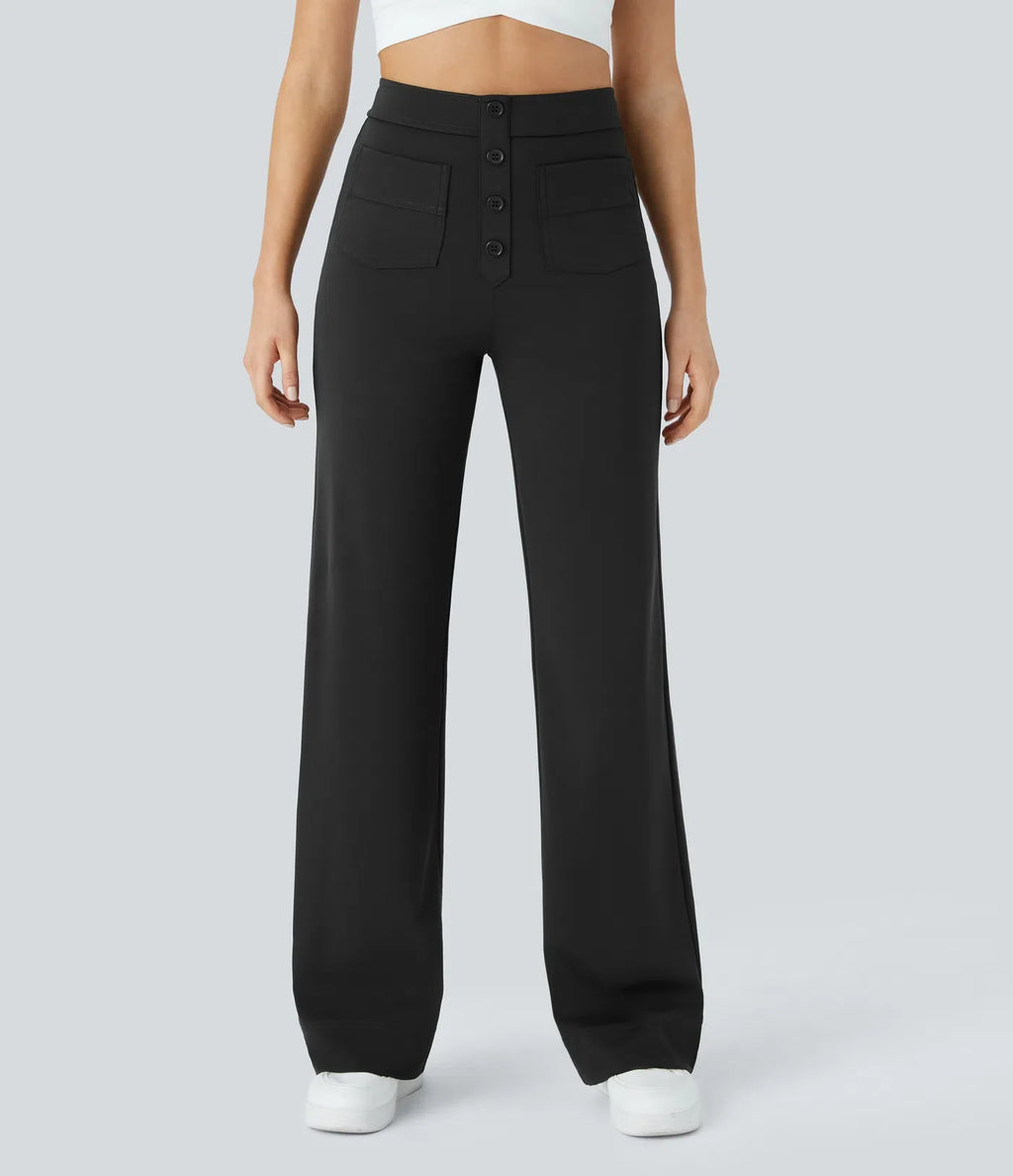Naomi | Elastische &amp; Comfortabele Broek Met Hoge Taille | 1+1 Free