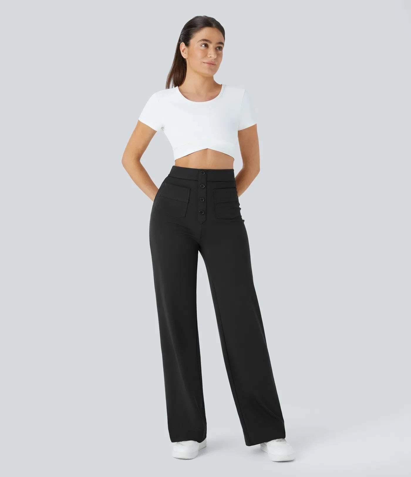 Naomi | Elastische &amp; Comfortabele Broek Met Hoge Taille | 1+1 Free